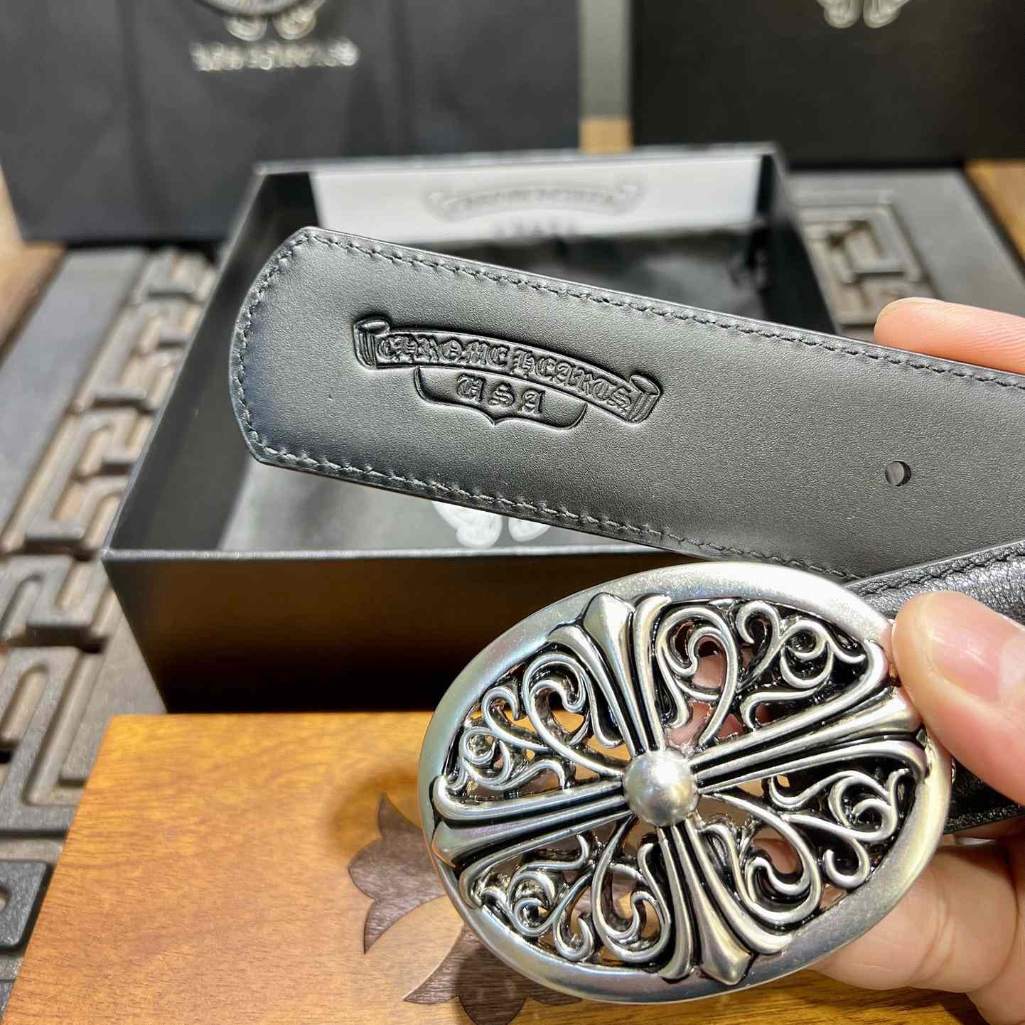 Chrome Hearts Vintage Belt  38mm - PerfectKickZ