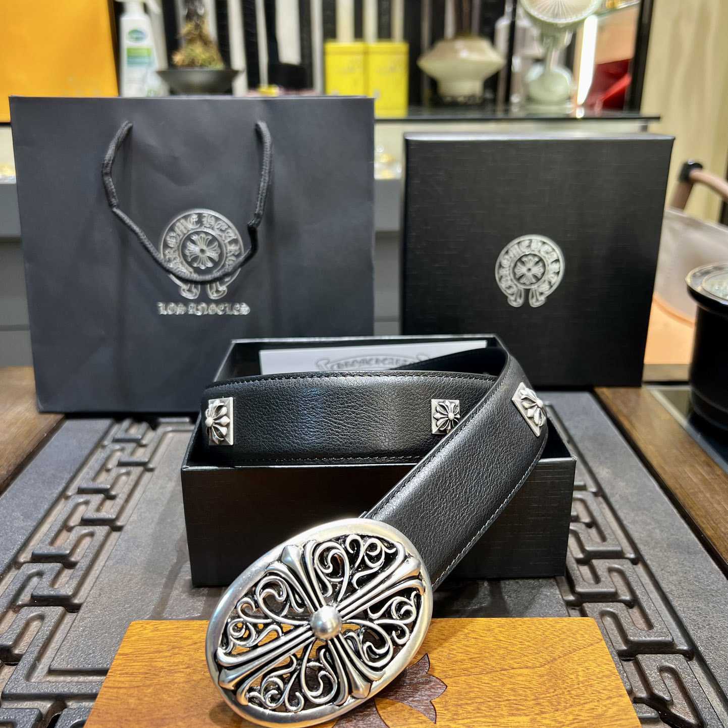 Chrome Hearts Vintage Belt  38mm - PerfectKickZ