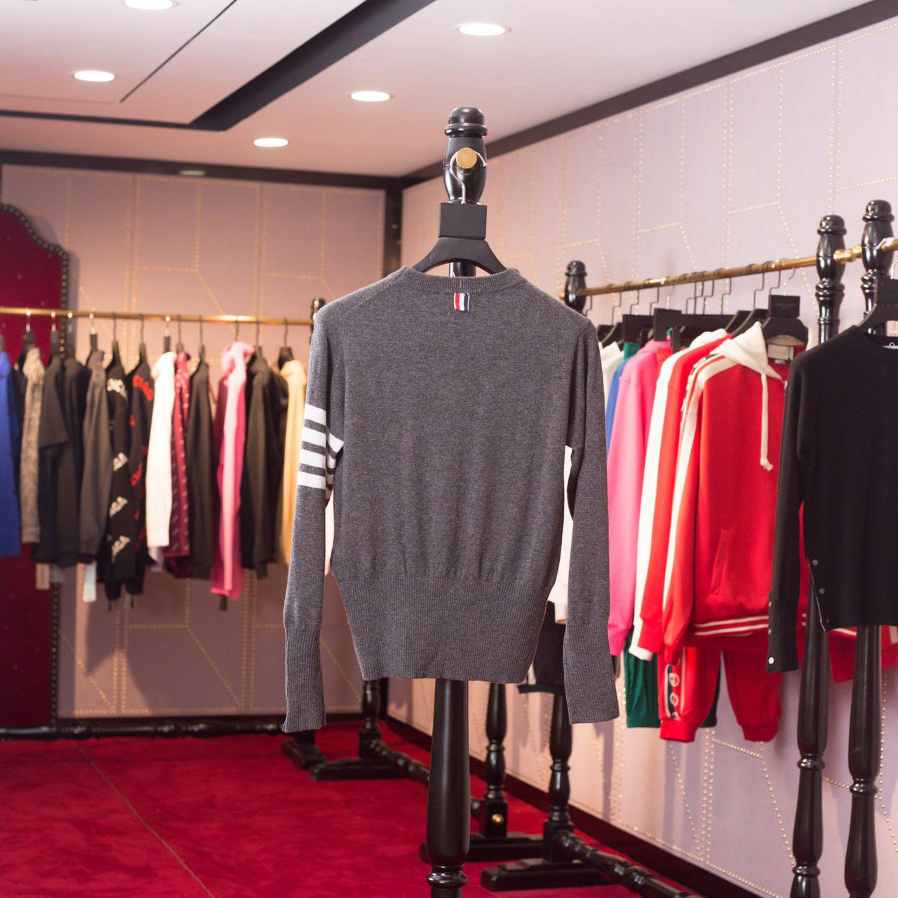 Thom Browne 4-Bar Sweater - PerfectKickZ