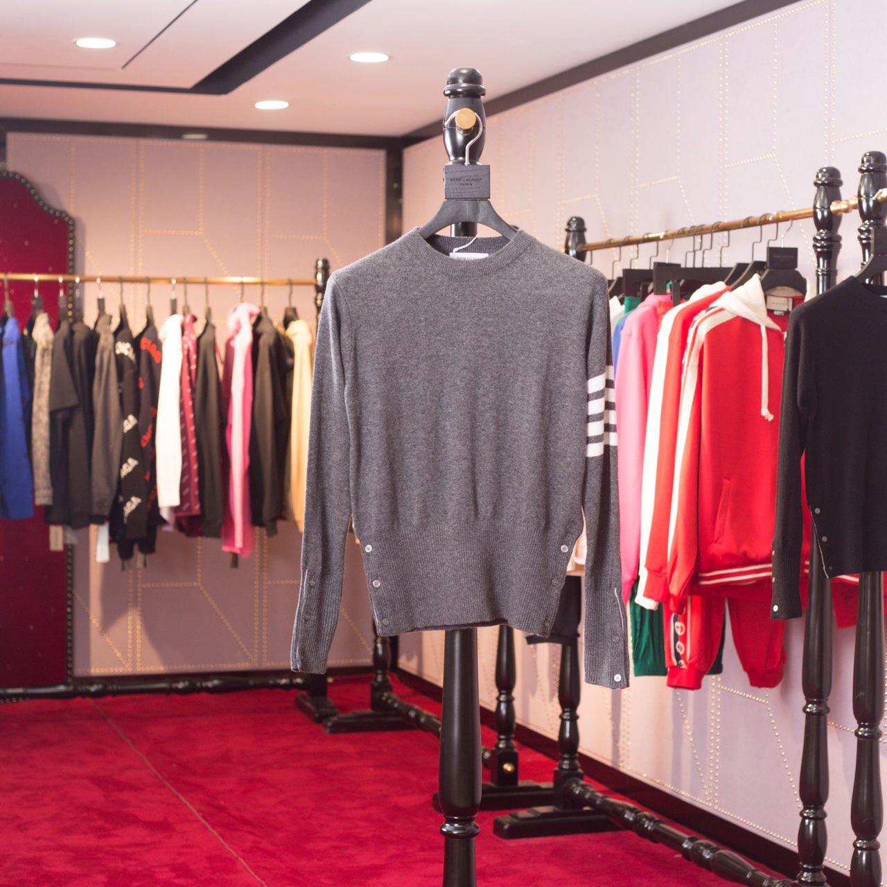 Thom Browne 4-Bar Sweater - PerfectKickZ