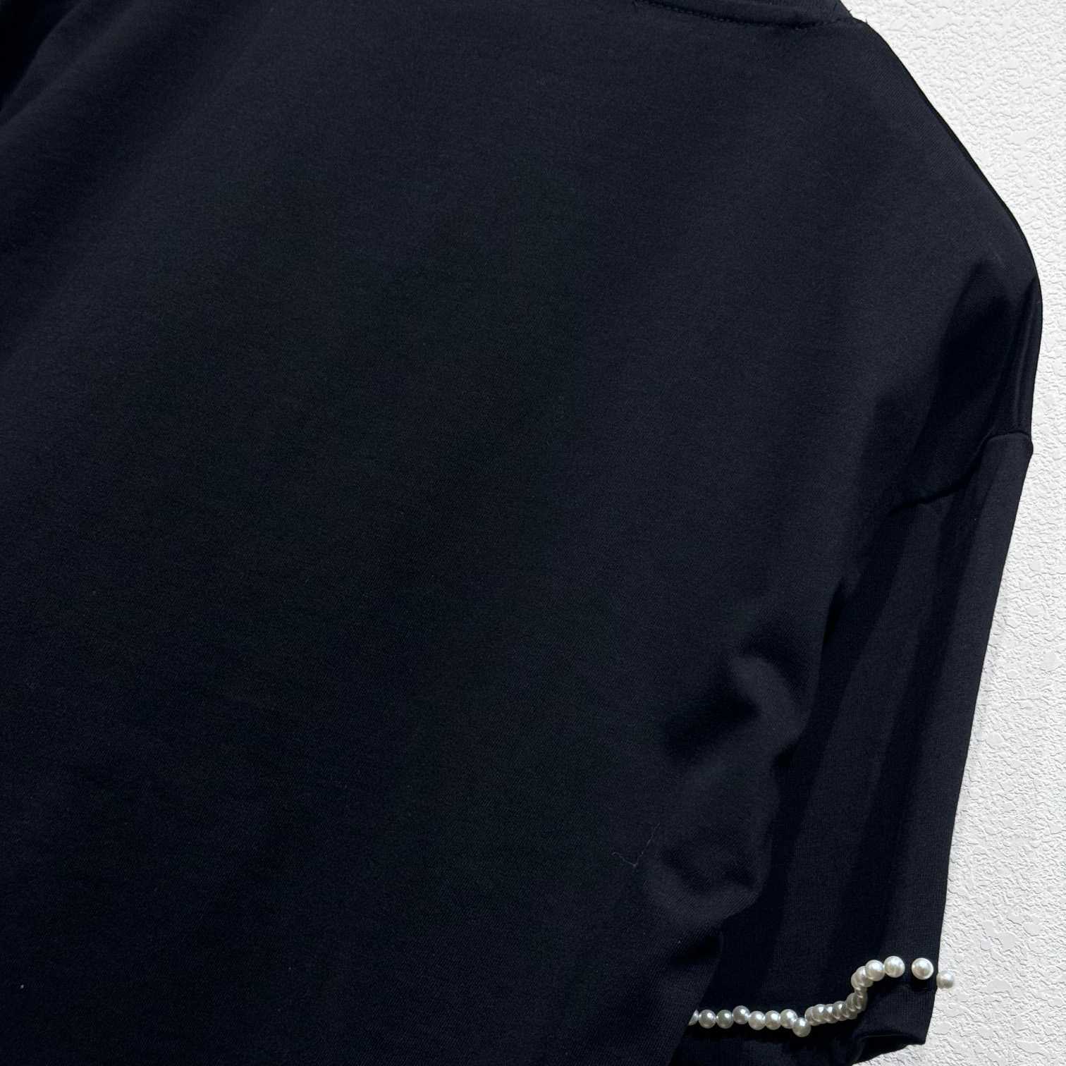 Louis Vuitton Pearl-Embellished Cotton T-Shirt   1AFXOY - PerfectKickZ
