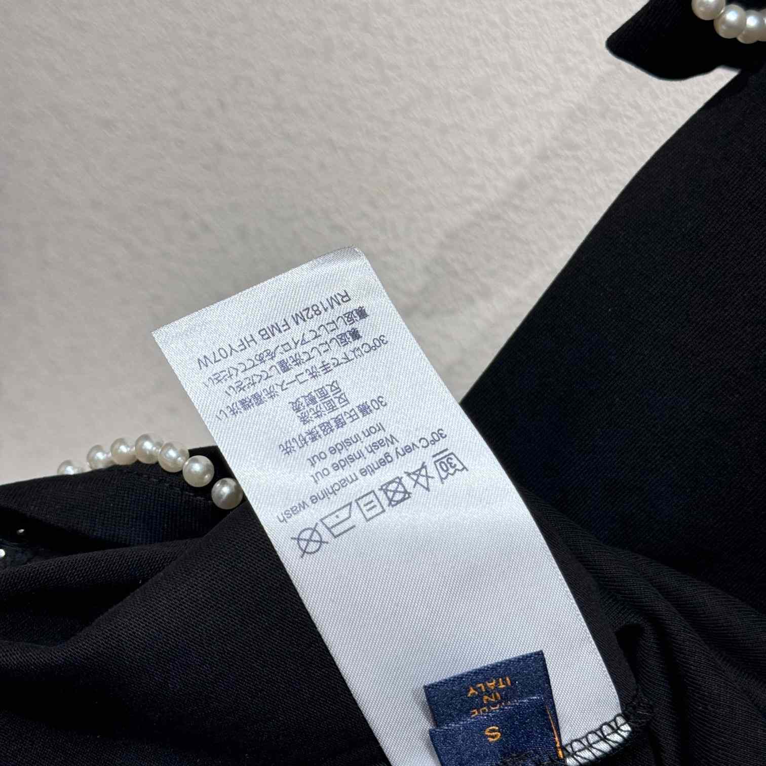 Louis Vuitton Pearl-Embellished Cotton T-Shirt   1AFXOY - PerfectKickZ