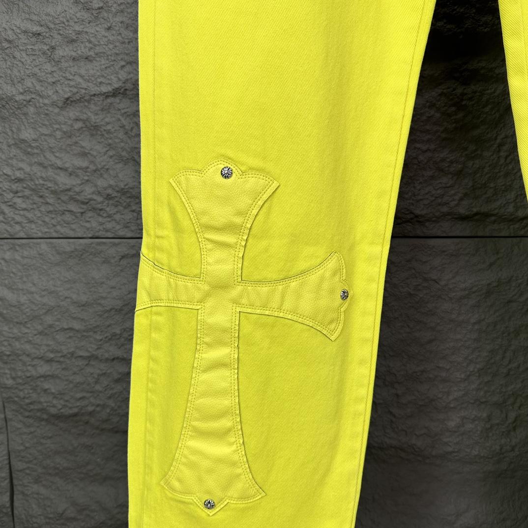 Chrome Hearts Straight Leg Jeans - PerfectKickZ