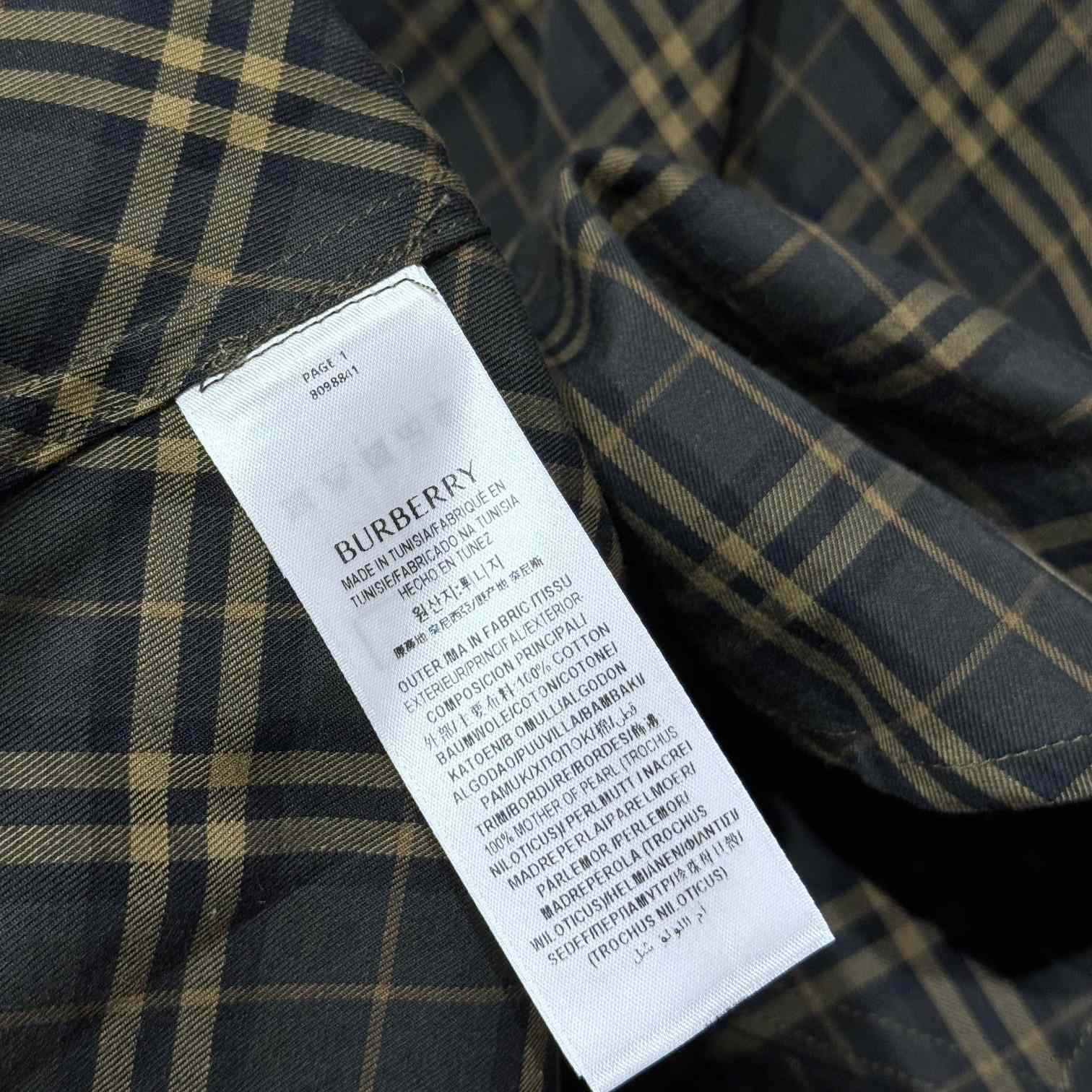 Burberry Regular Fit Check Cotton Shirt - PerfectKickZ
