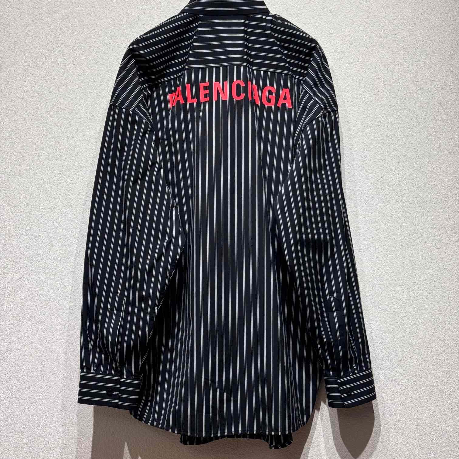 Balenciaga Pinstriped Shirt - PerfectKickZ