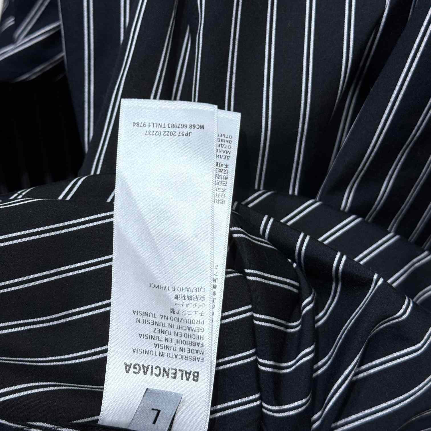 Balenciaga Pinstriped Shirt - PerfectKickZ