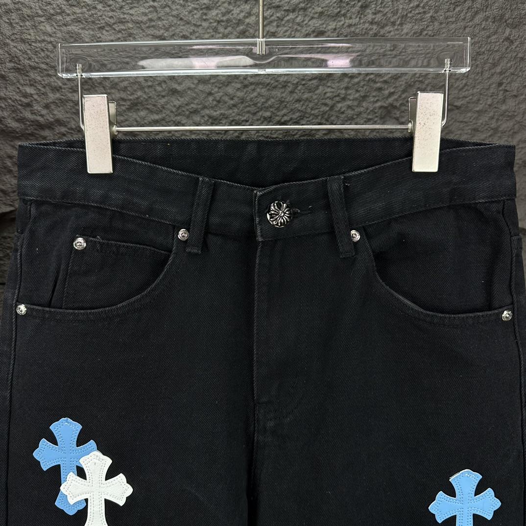 Chrome Hearts Straight Leg Jeans - PerfectKickZ