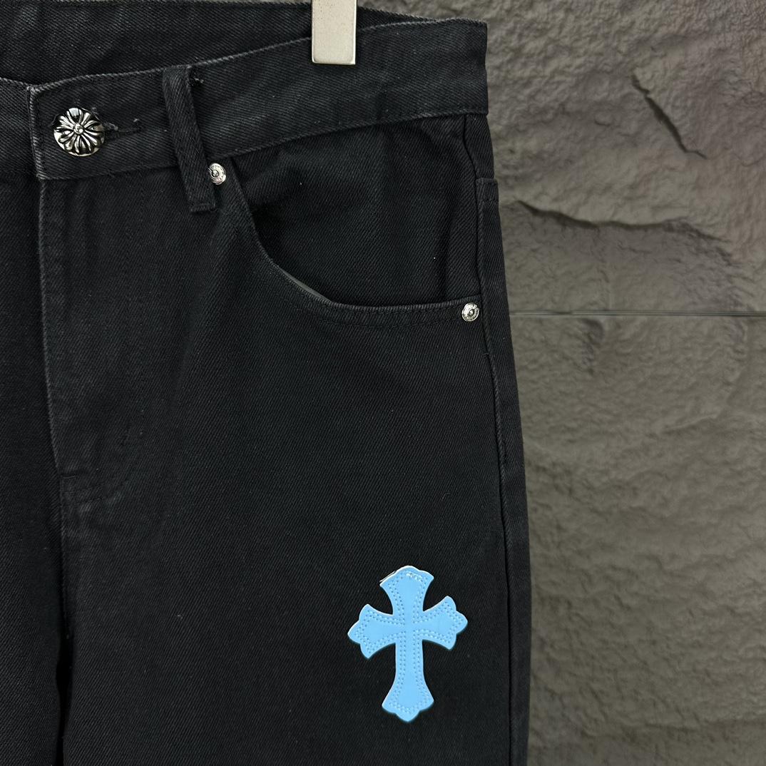 Chrome Hearts Straight Leg Jeans - PerfectKickZ