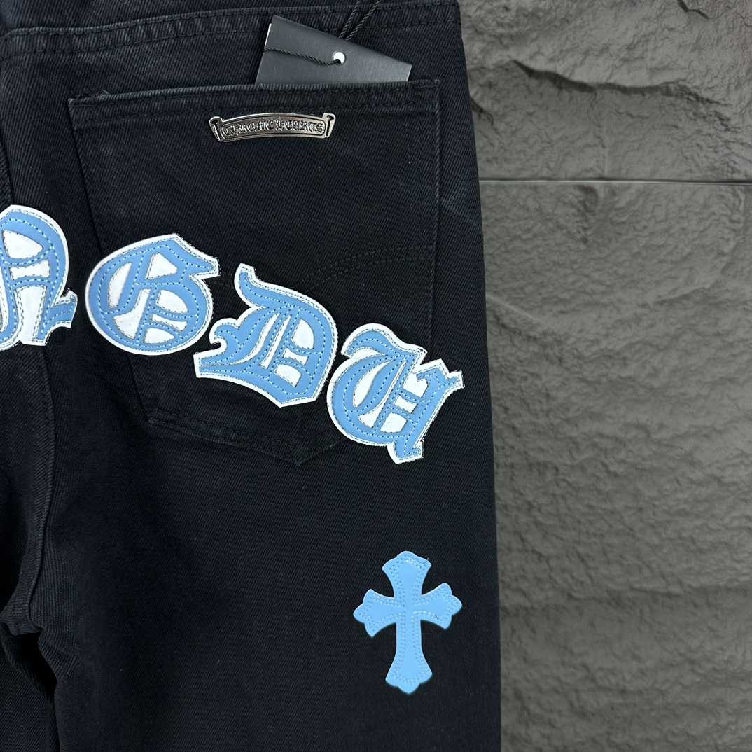 Chrome Hearts Straight Leg Jeans - PerfectKickZ