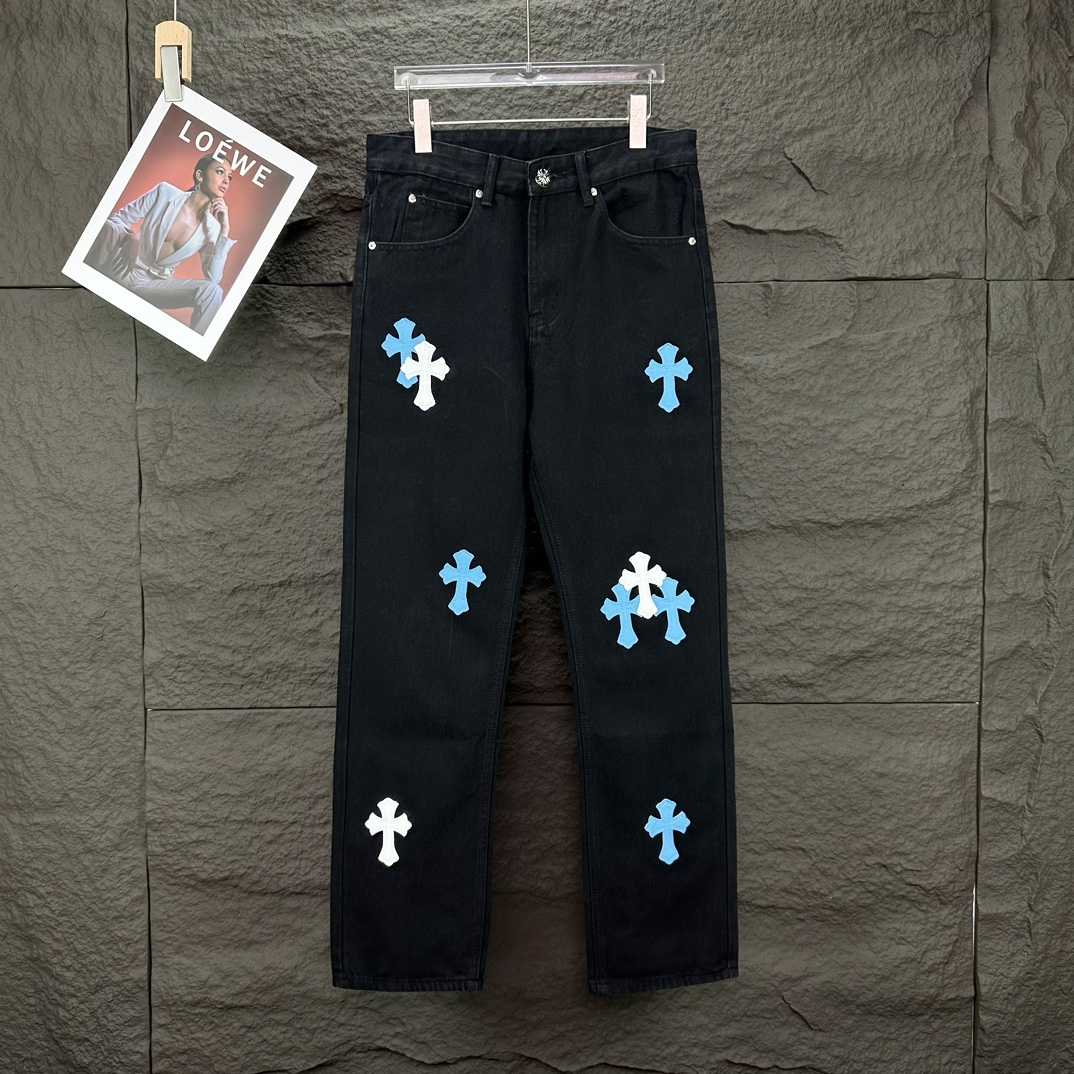 Chrome Hearts Straight Leg Jeans - PerfectKickZ