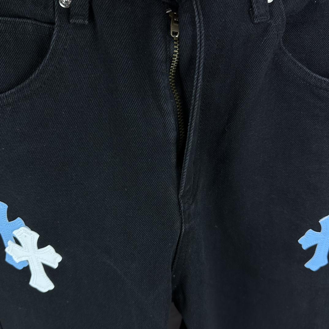 Chrome Hearts Straight Leg Jeans - PerfectKickZ