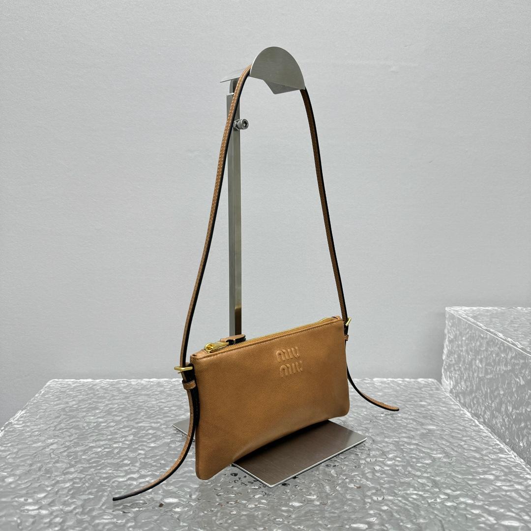 Miu Miu Nappa Leather Mini Pouch - PerfectKickZ