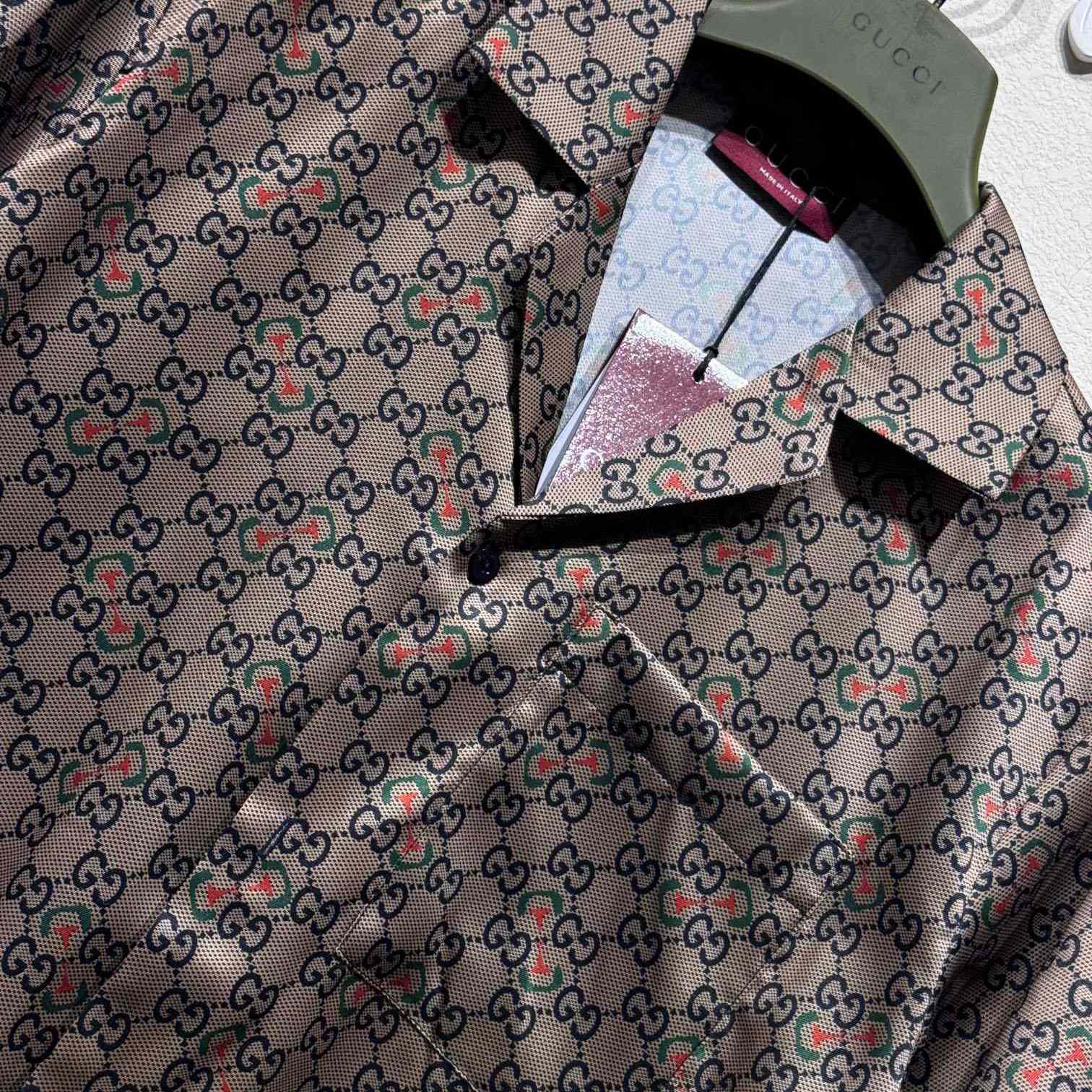 Gucci Monogram Vacation Shirt  - PerfectKickZ