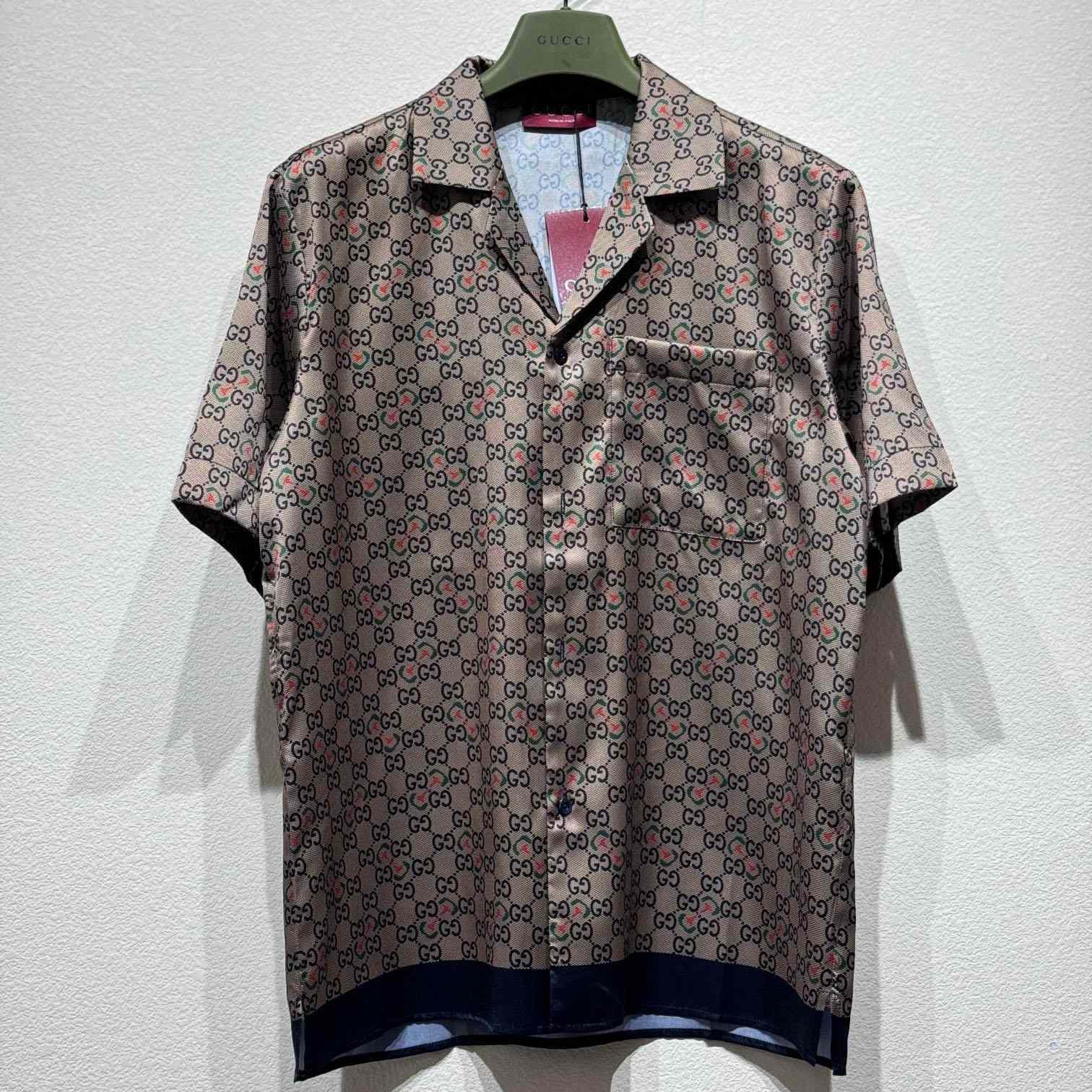 Gucci Monogram Vacation Shirt  - PerfectKickZ