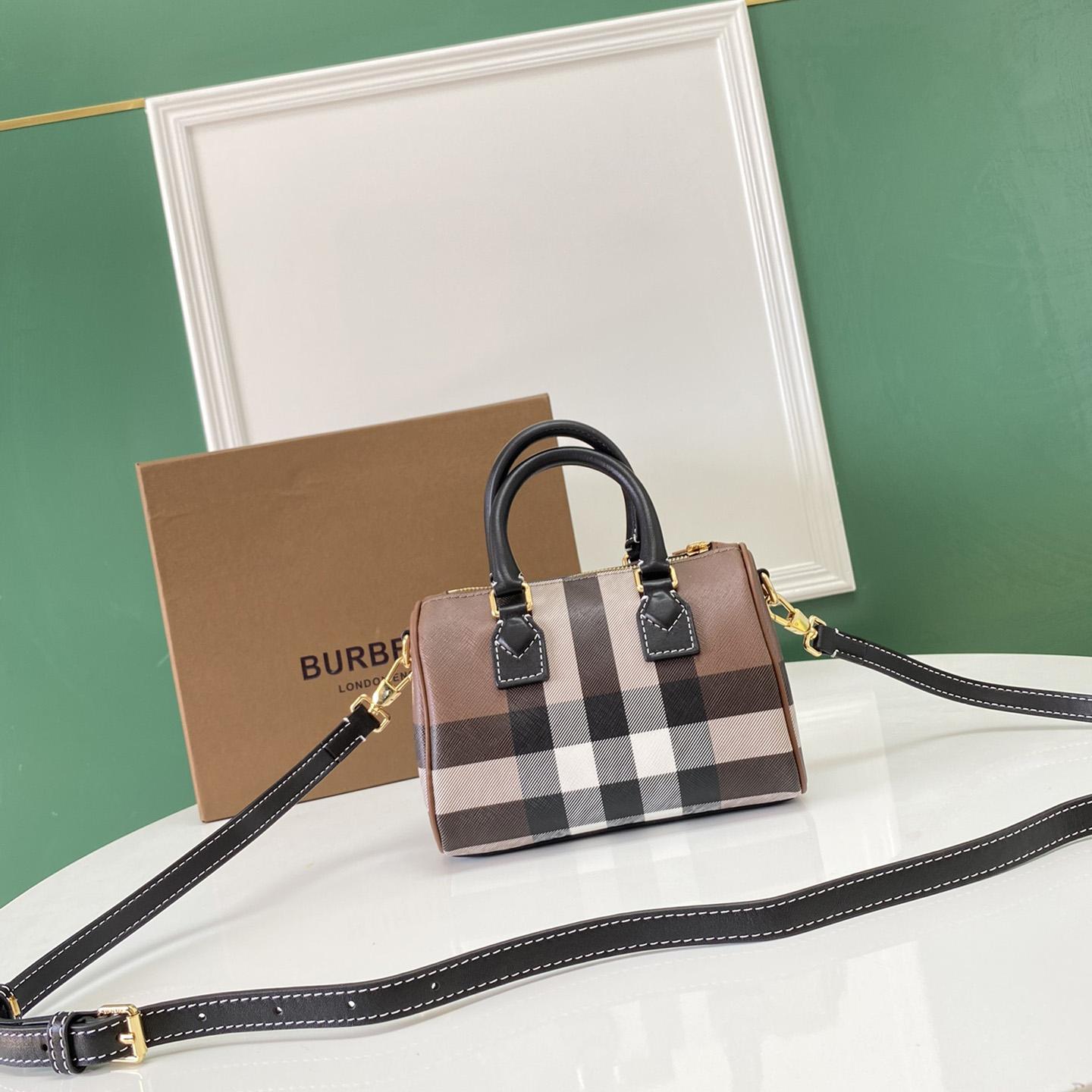 Burberry Mini Check Bowling Bag - PerfectKickZ