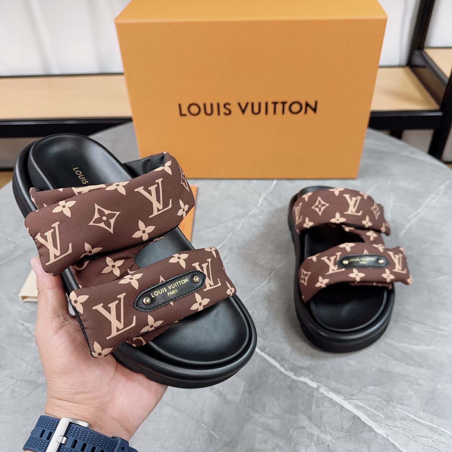 Louis Vuitton Pool Pillow Flat Comfort Mule - PerfectKickZ