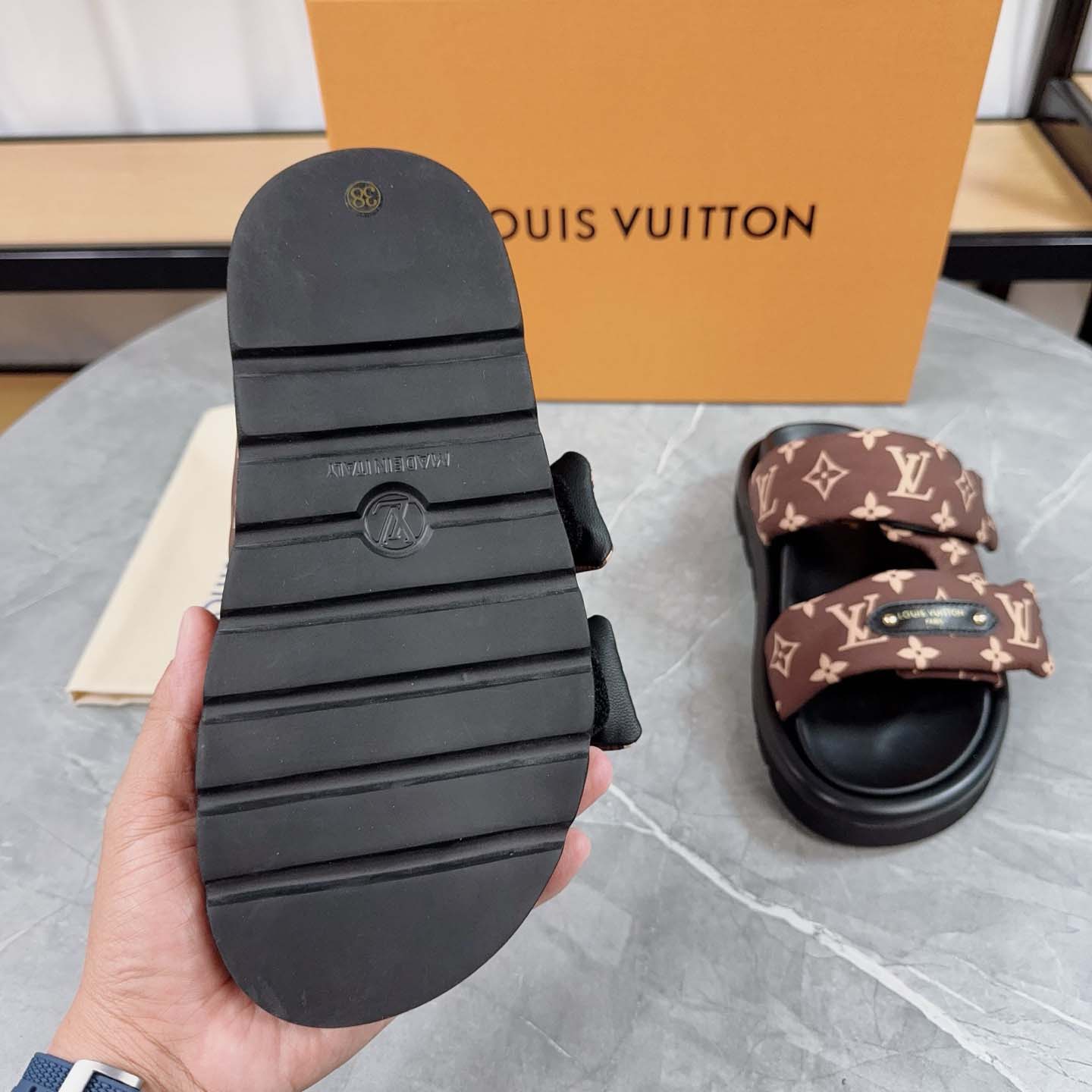 Louis Vuitton Pool Pillow Flat Comfort Mule - PerfectKickZ