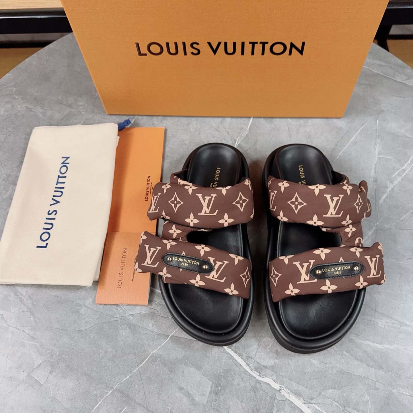 Louis Vuitton Pool Pillow Flat Comfort Mule - PerfectKickZ