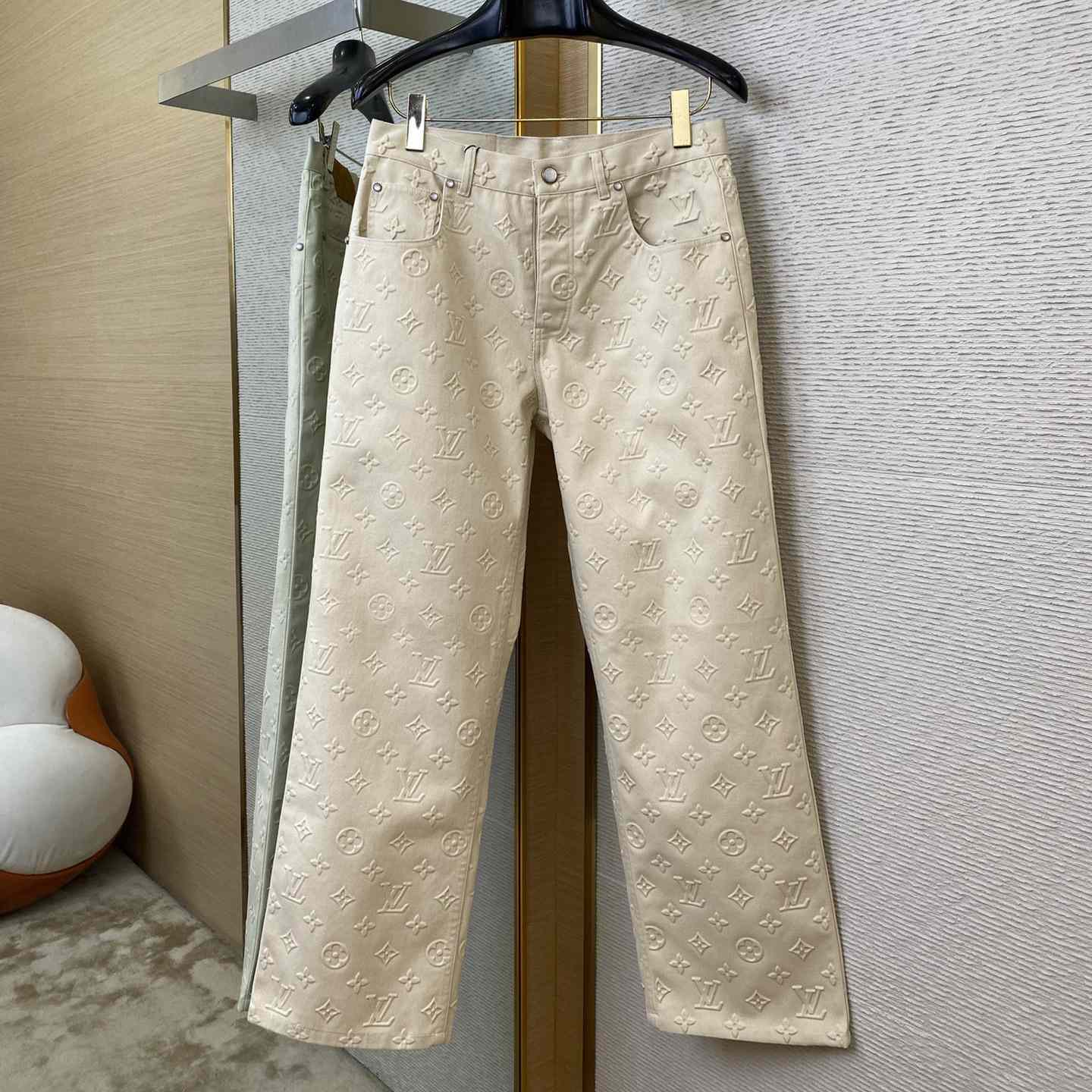 Louis Vuitton Damier Denim Pants - PerfectKickZ
