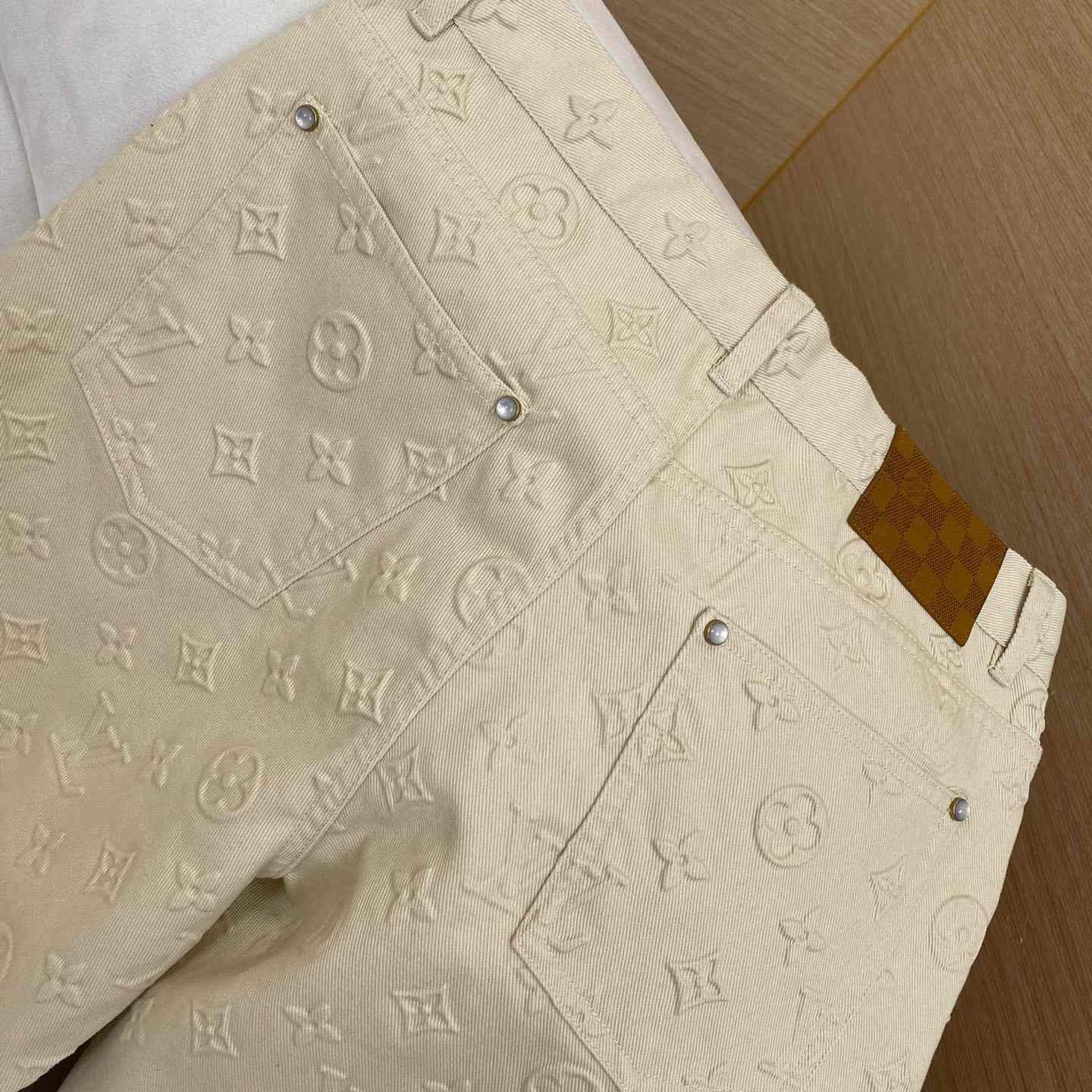 Louis Vuitton Damier Denim Pants - PerfectKickZ