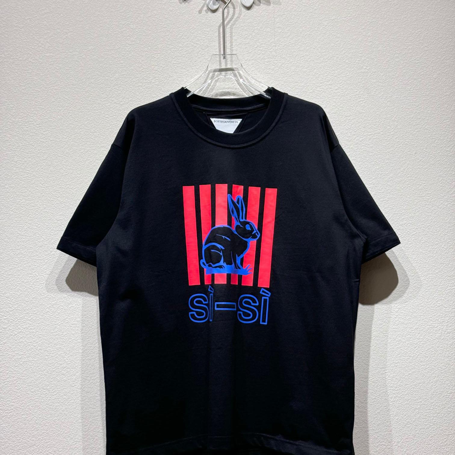 Bottega Veneta Cotton Printed Jersey T-Shirt - PerfectKickZ