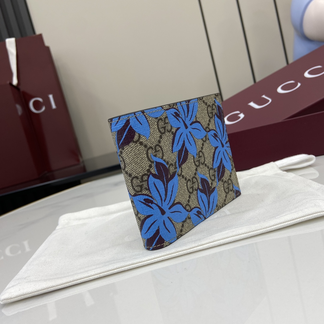 Gucci Bi-fold GG Printed Wallet - PerfectKickZ