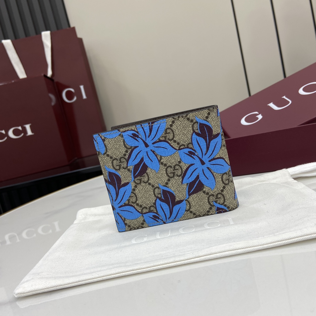 Gucci Bi-fold GG Printed Wallet - PerfectKickZ