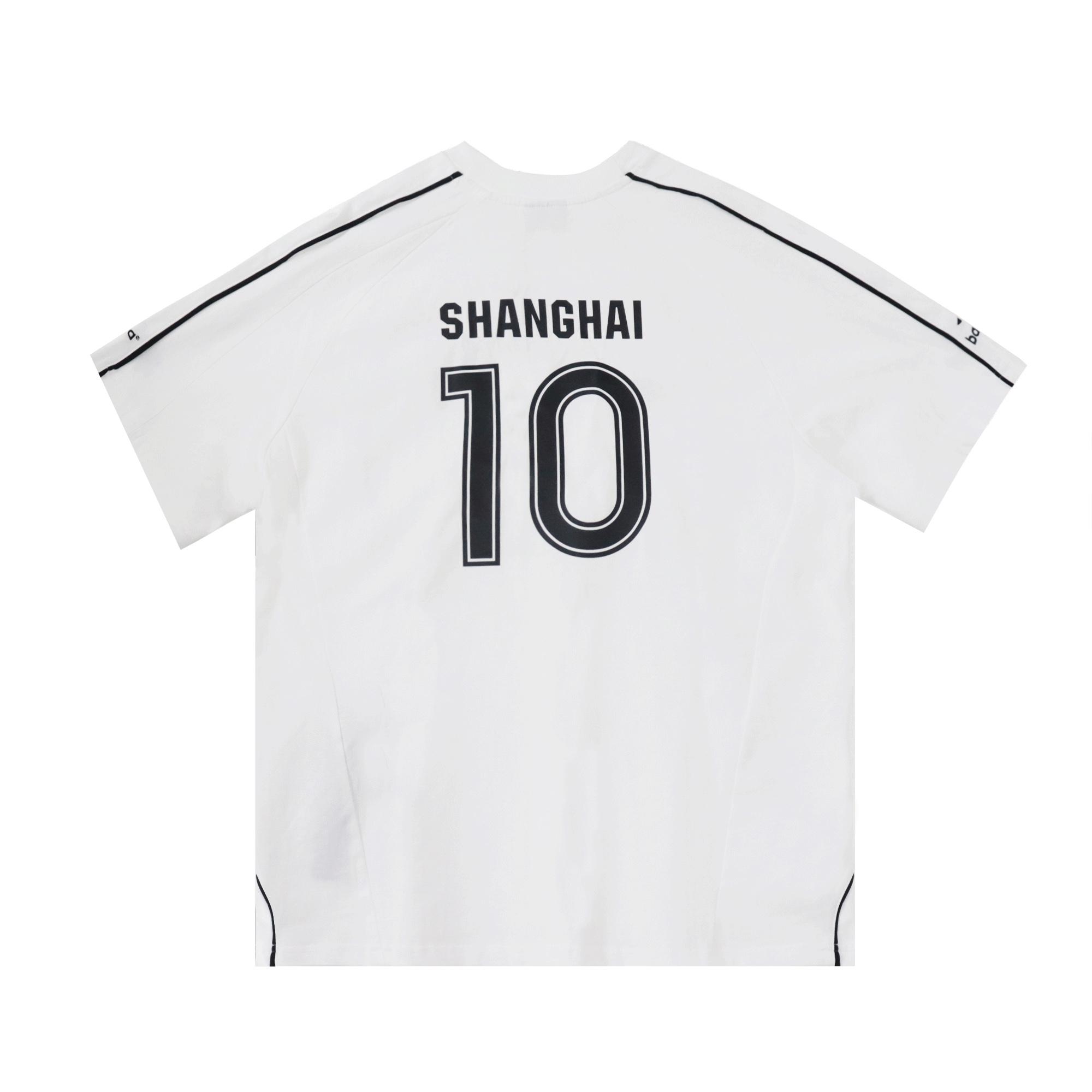 Balenciaga Paris Soccer T-Shirt Oversized In White - PerfectKickZ