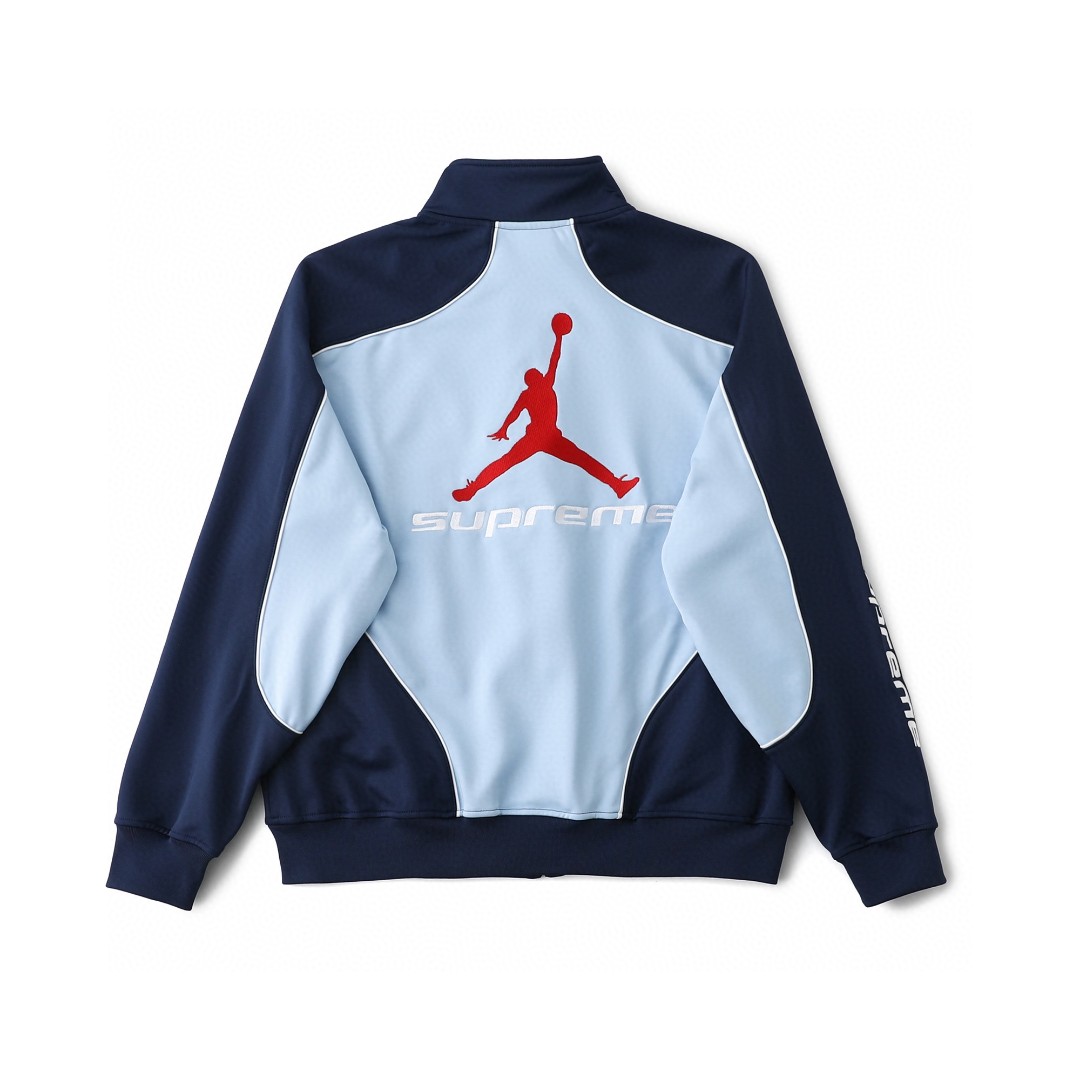 Supreme x Jordan Tricot Track Jacket - PerfectKickZ