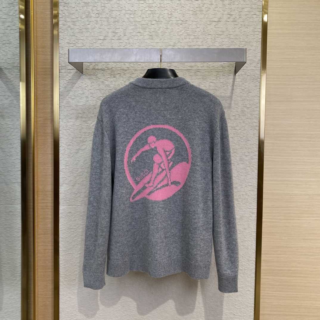 Gucci Wool Cashmere Cardigan With Intarsia  - PerfectKickZ