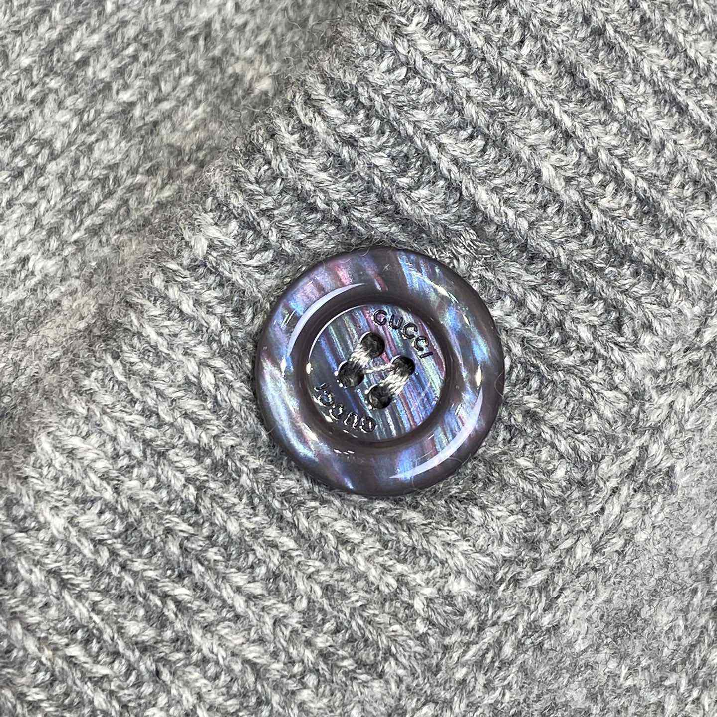 Gucci Wool Cashmere Cardigan With Intarsia  - PerfectKickZ