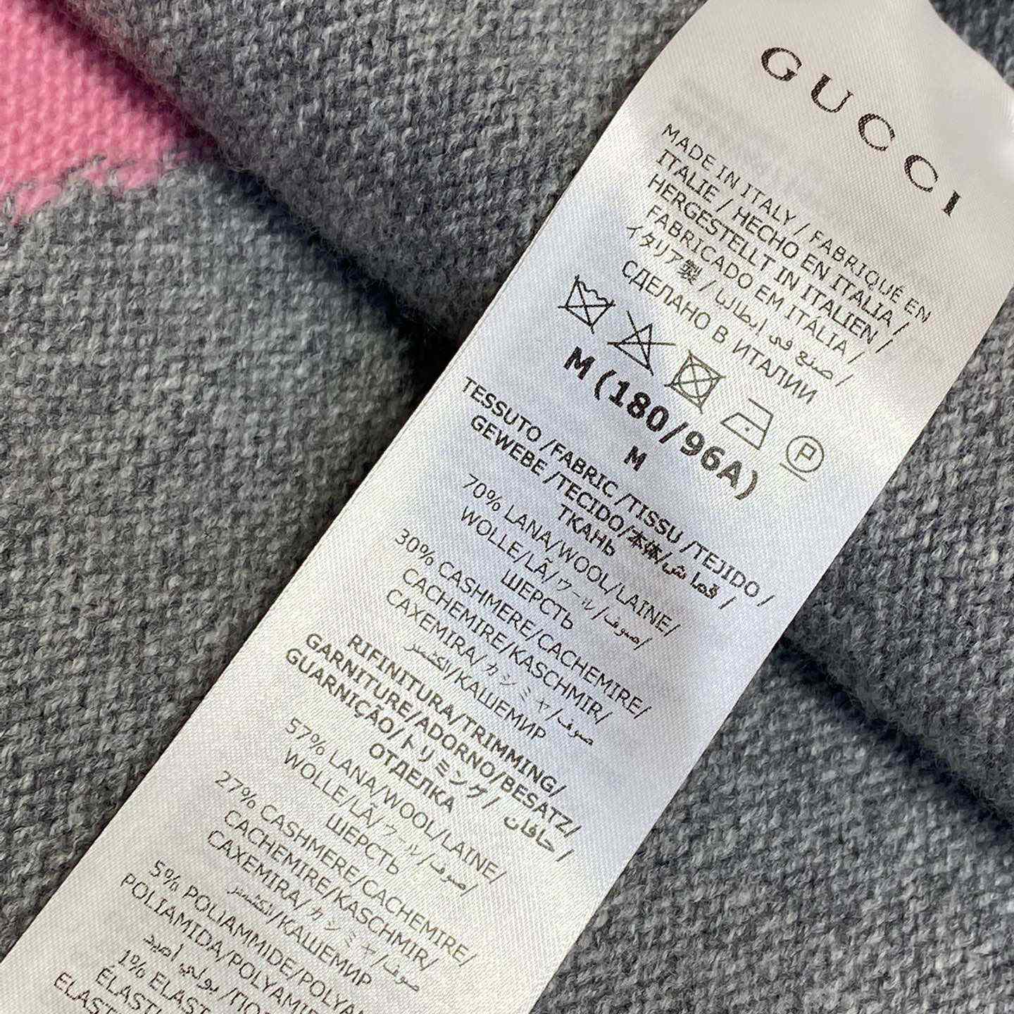 Gucci Wool Cashmere Cardigan With Intarsia  - PerfectKickZ
