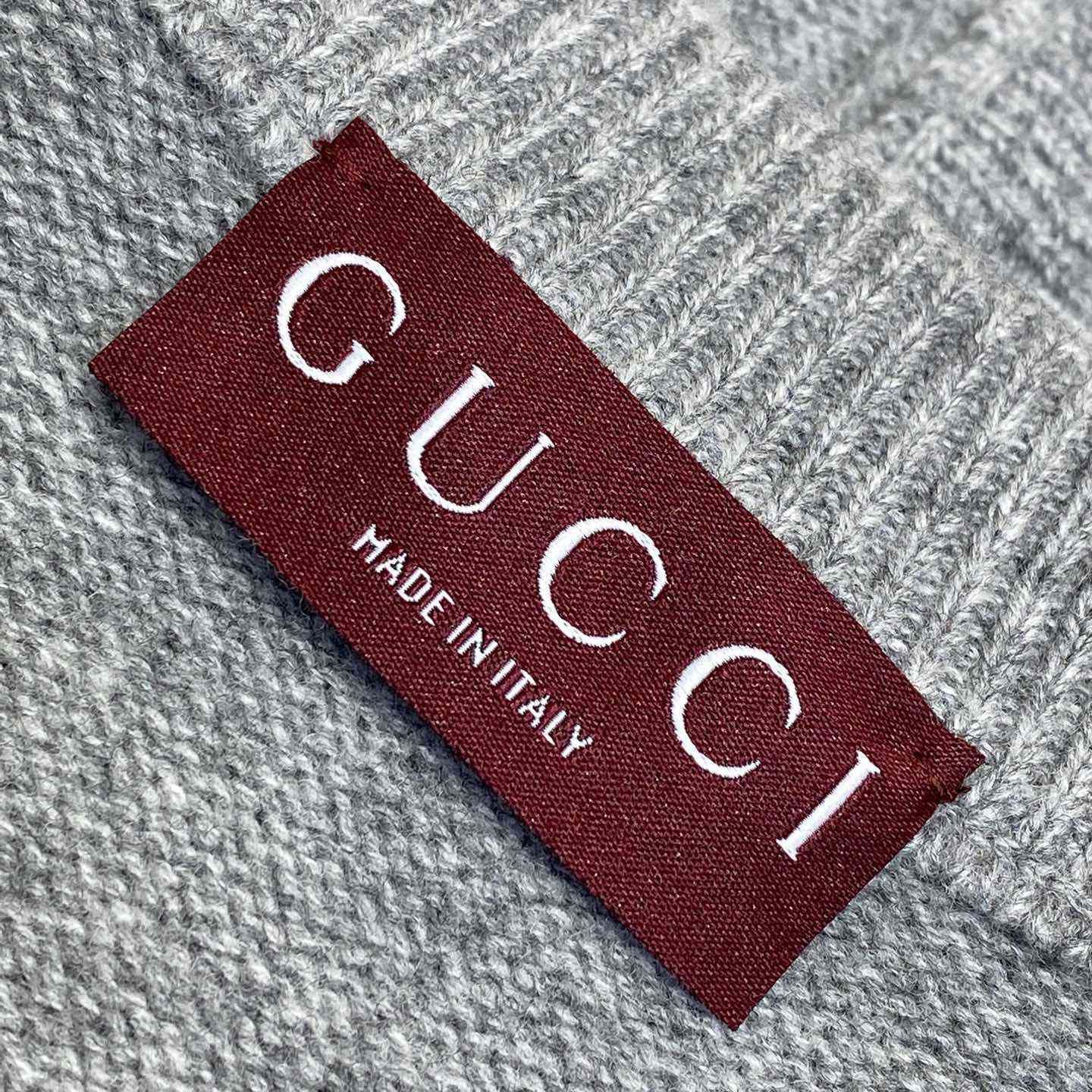 Gucci Wool Cashmere Cardigan With Intarsia  - PerfectKickZ