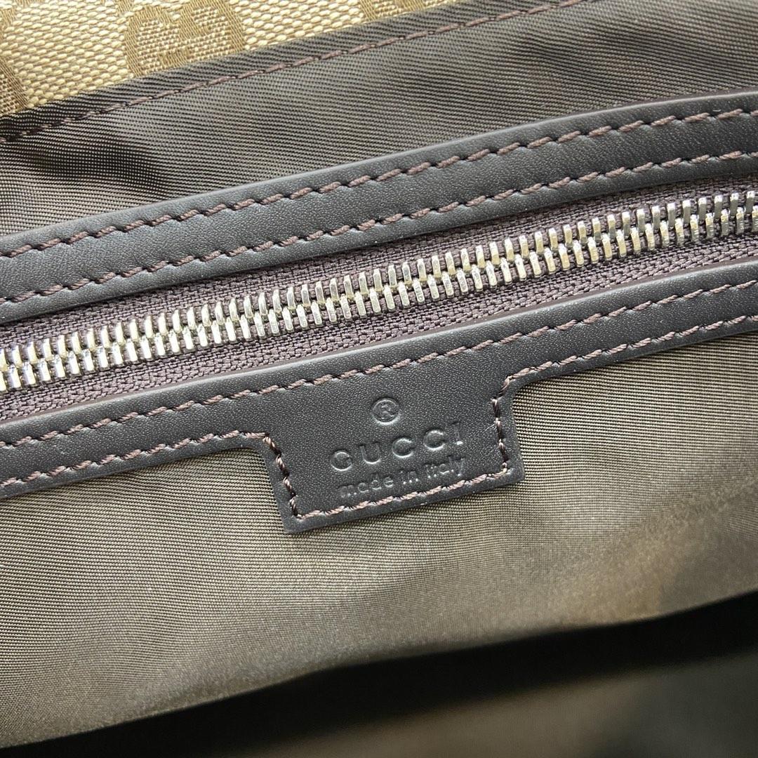 Gucci Medium GG Crossbody Bag With Web - PerfectKickZ