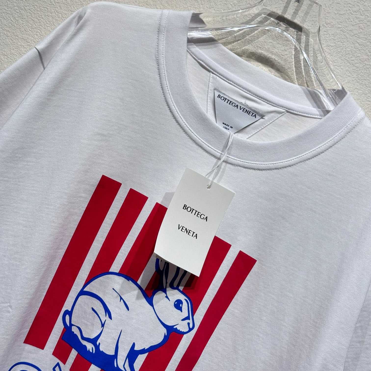 Bottega Veneta Cotton Printed Jersey T-Shirt - PerfectKickZ