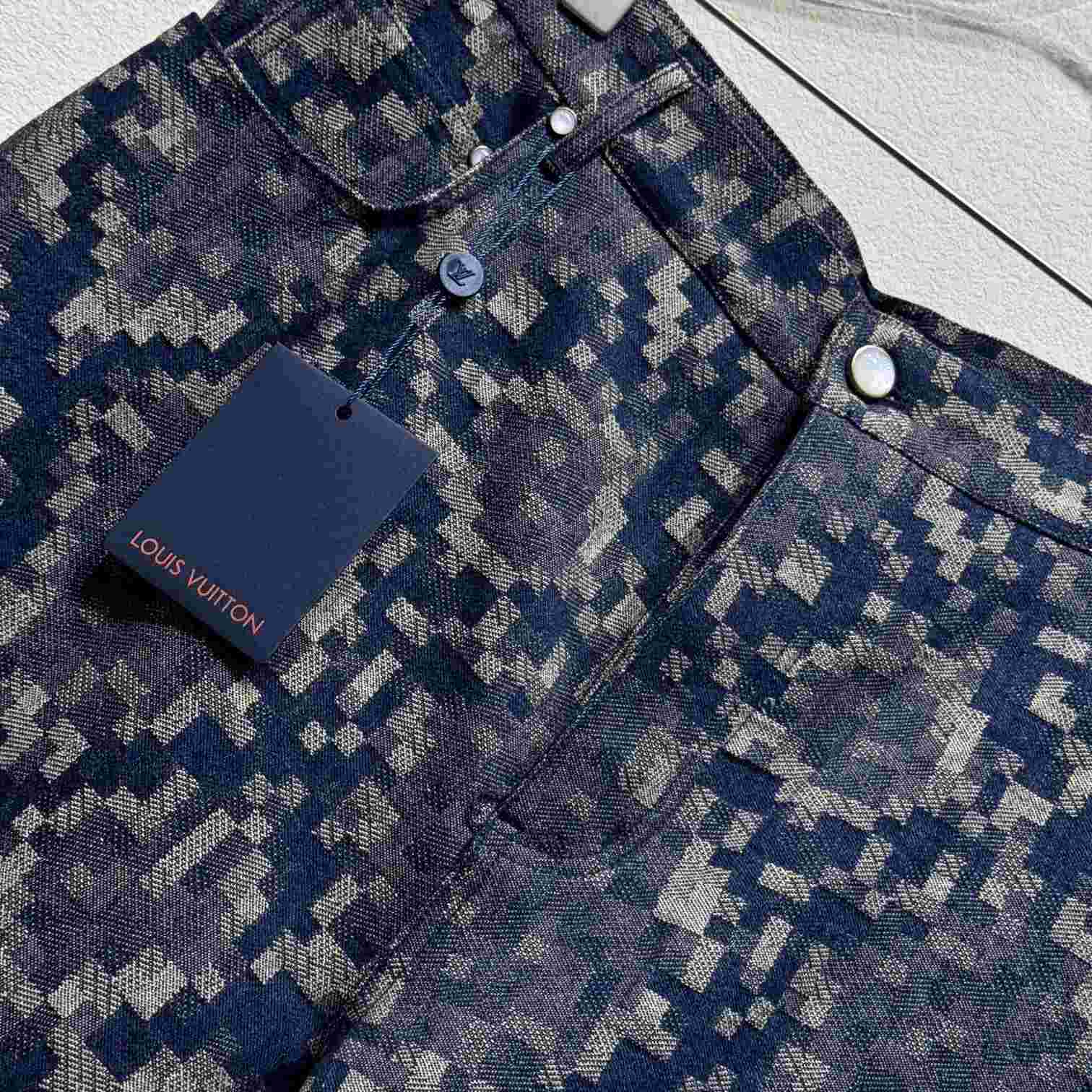 Louis Vuitton Graphic Denim Skate Pants   - PerfectKickZ