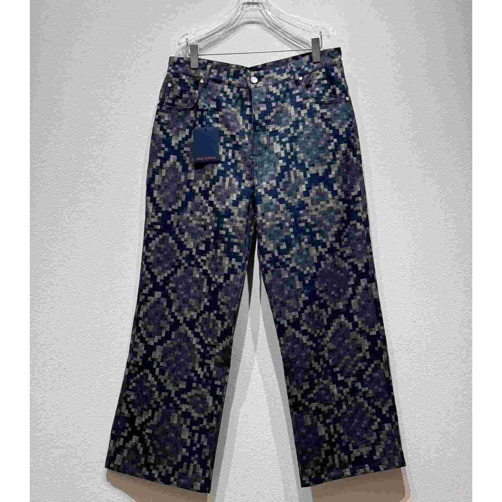 Louis Vuitton Graphic Denim Skate Pants   - PerfectKickZ