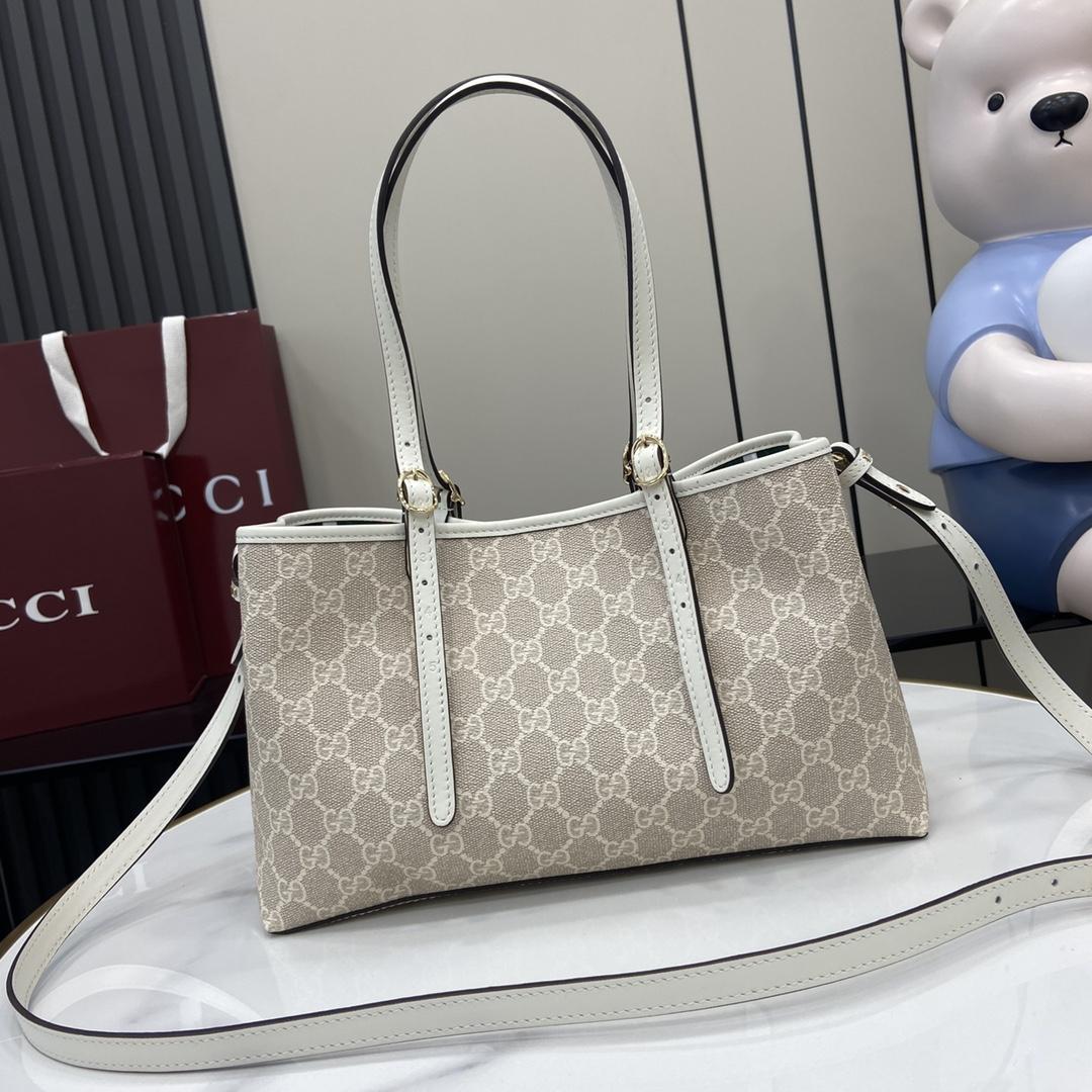 Gucci GG Emblem Small Tote Bag - PerfectKickZ