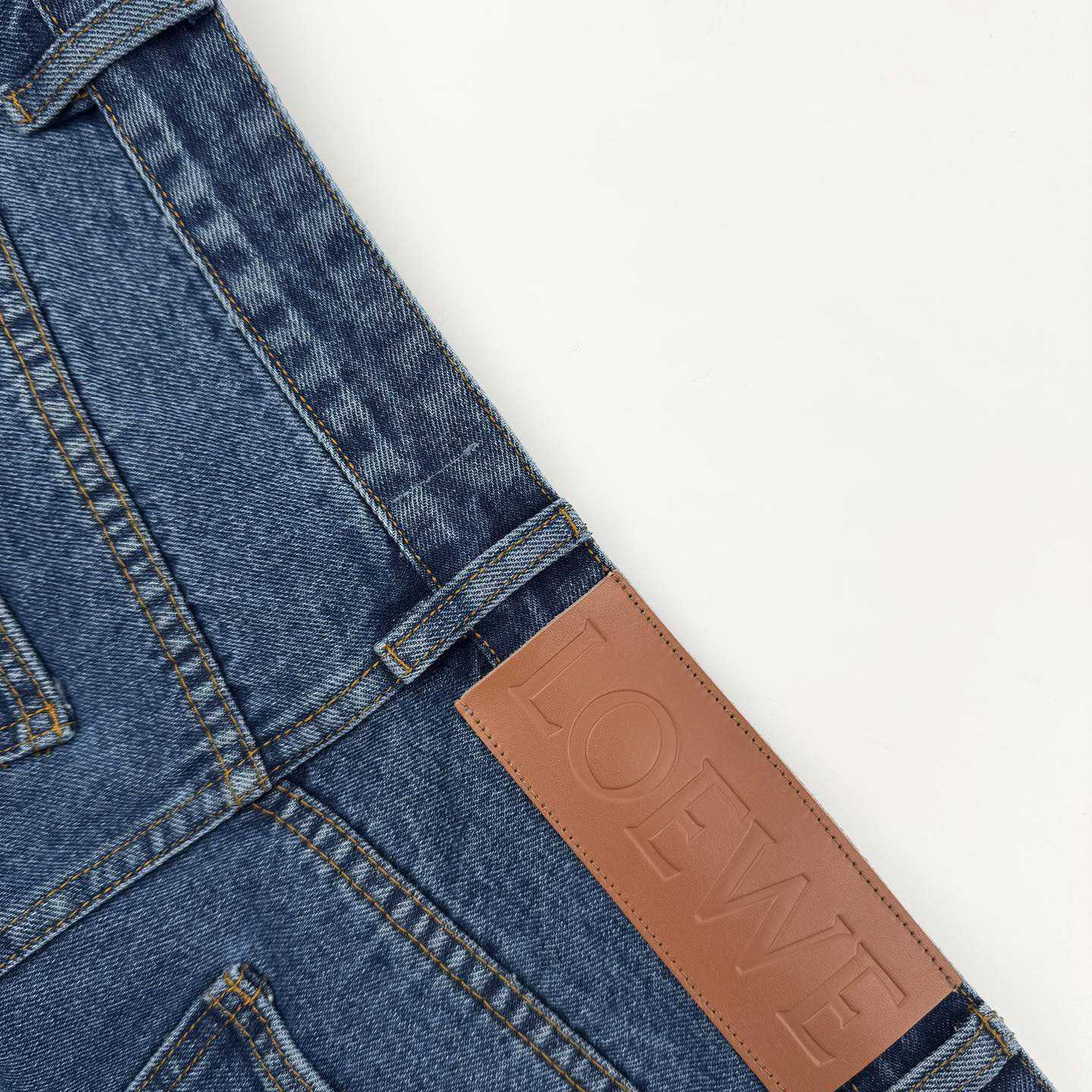 Loewe Anagram Baggy Jeans 'Blue Denim' - PerfectKickZ