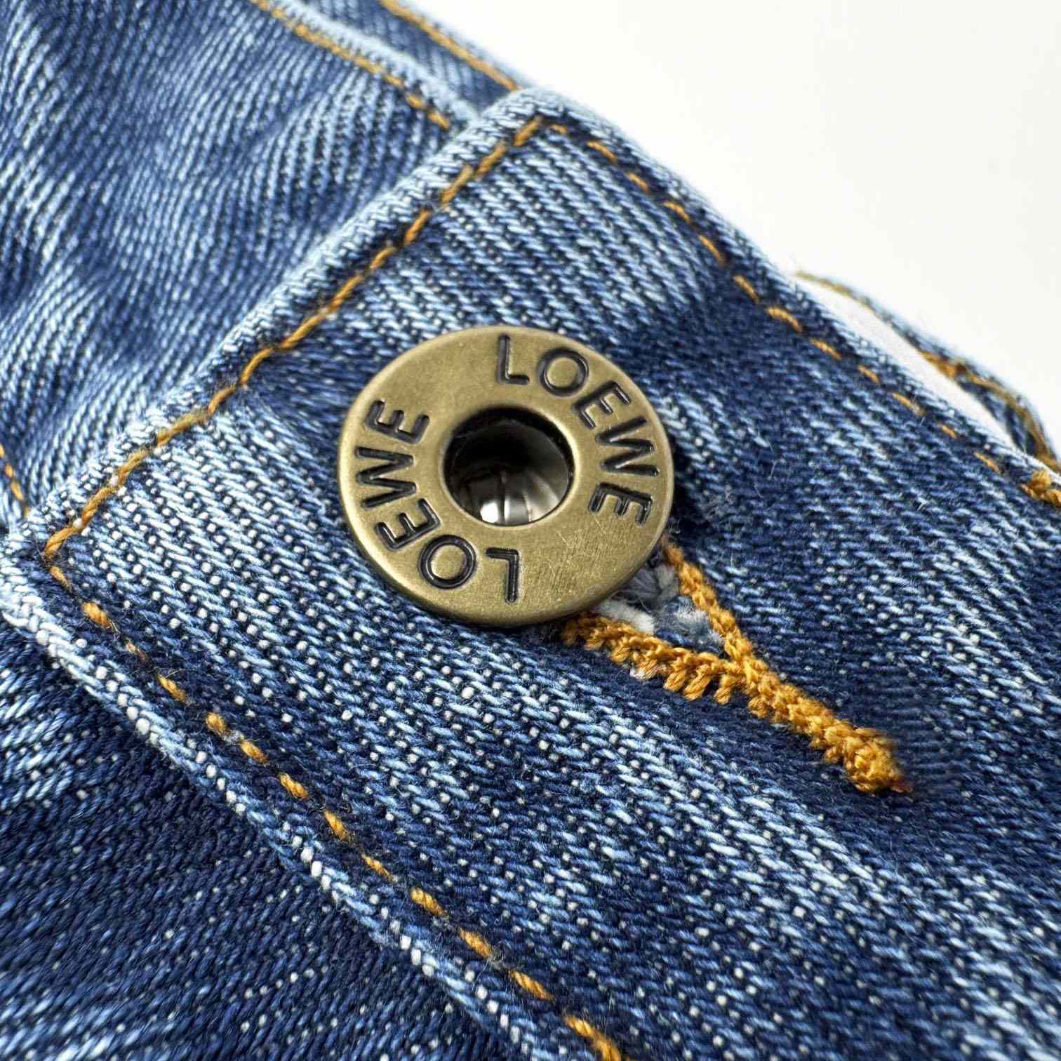 Loewe Anagram Baggy Jeans 'Blue Denim' - PerfectKickZ