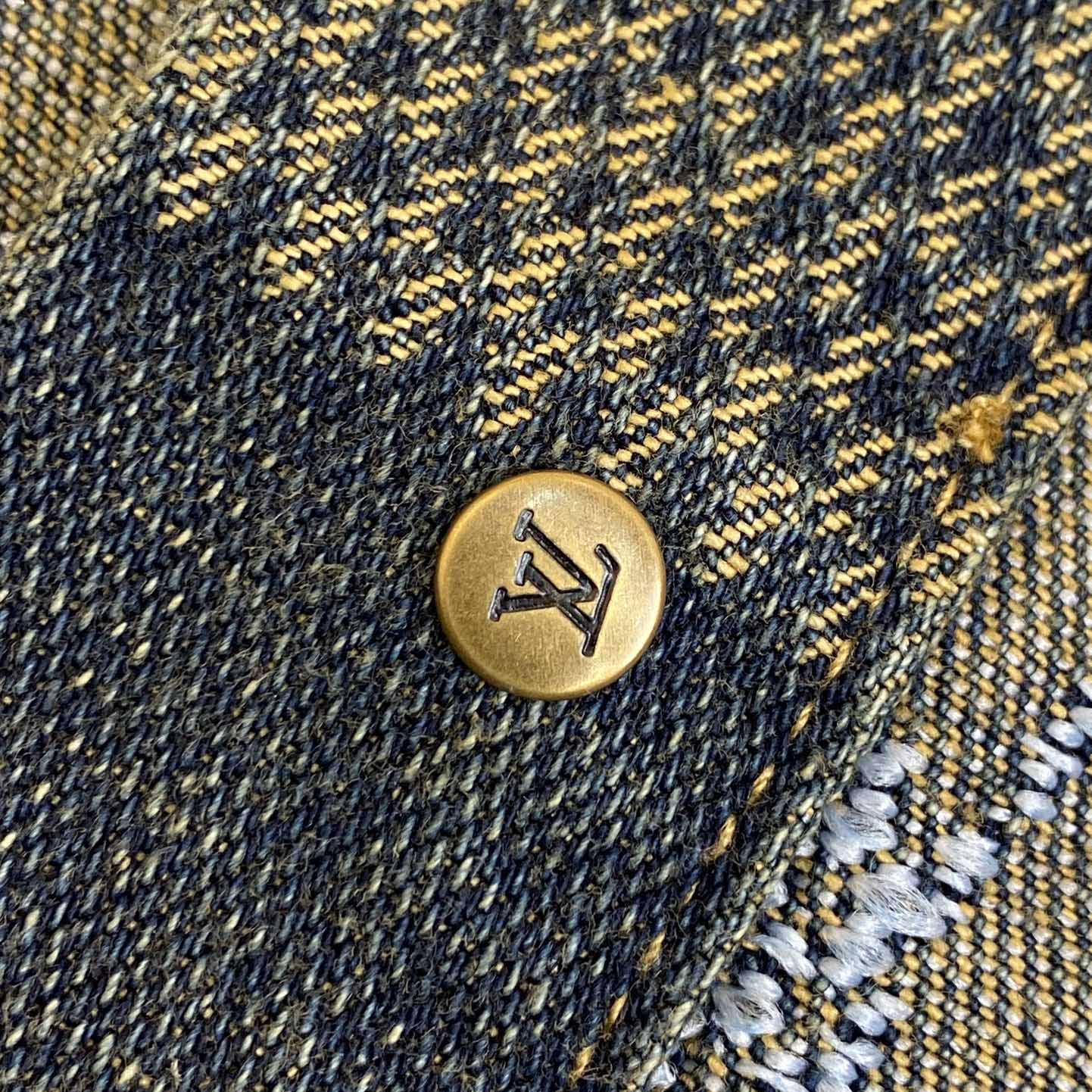 Louis Vuitton Damier Denim Pants - PerfectKickZ