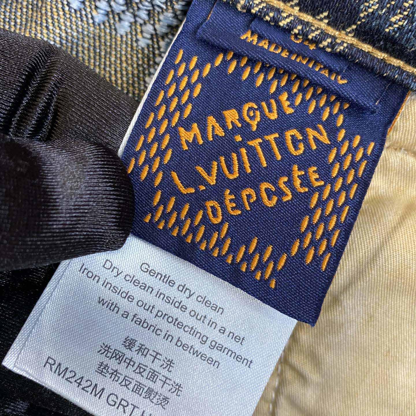 Louis Vuitton Damier Denim Pants - PerfectKickZ