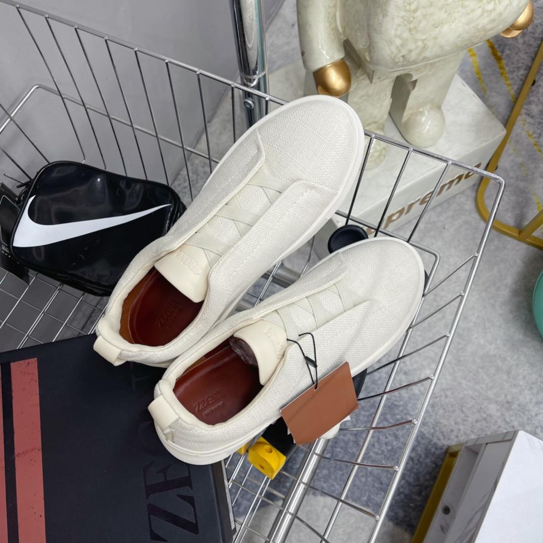 Zegna Triple Stitch Sneakers - PerfectKickZ