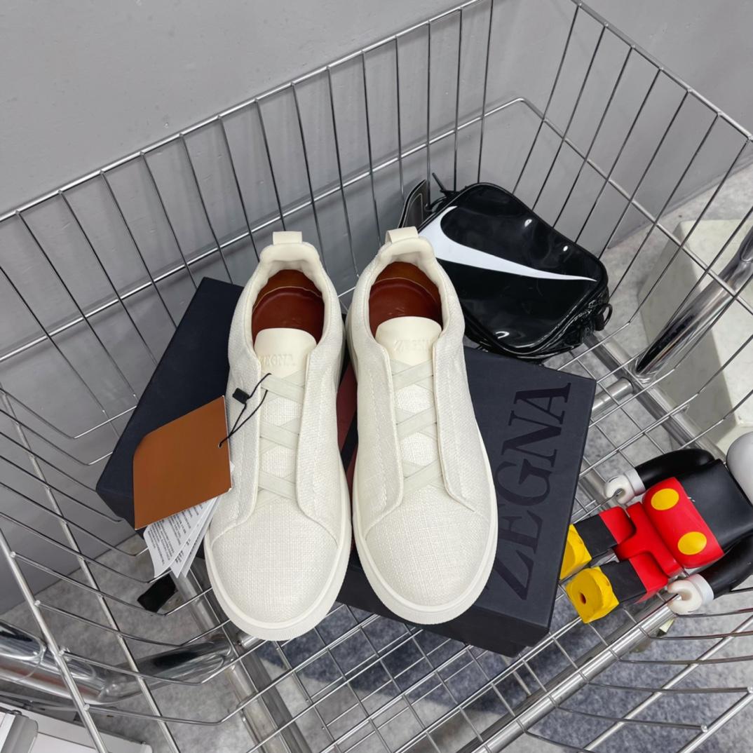 Zegna Triple Stitch Sneakers - PerfectKickZ