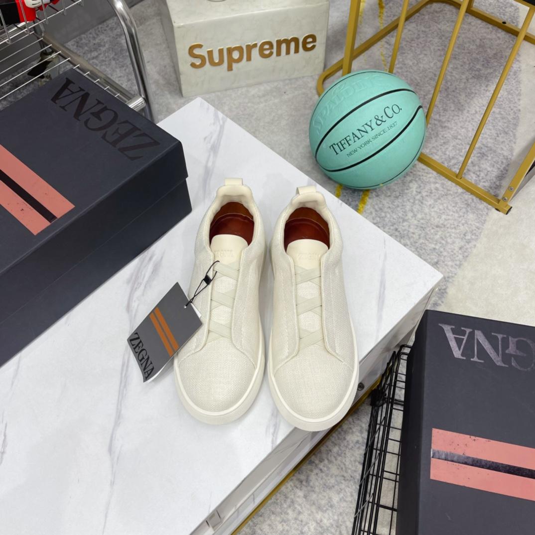 Zegna Triple Stitch Sneakers - PerfectKickZ