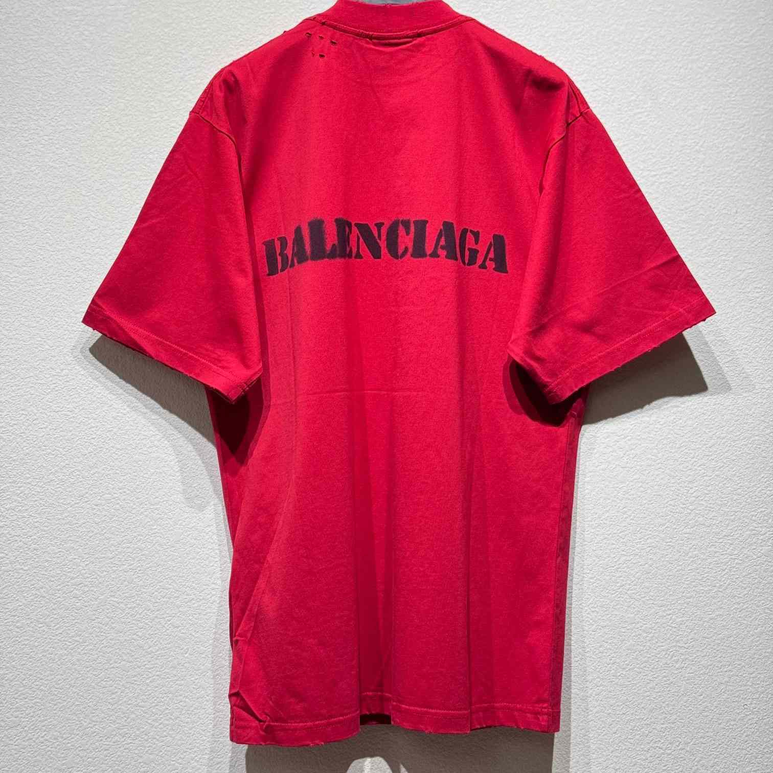 Balenciaga Stencil Type T-Shirt - PerfectKickZ