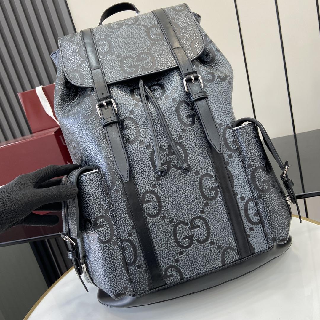 Gucci Large Jumbo GG Backpack - PerfectKickZ