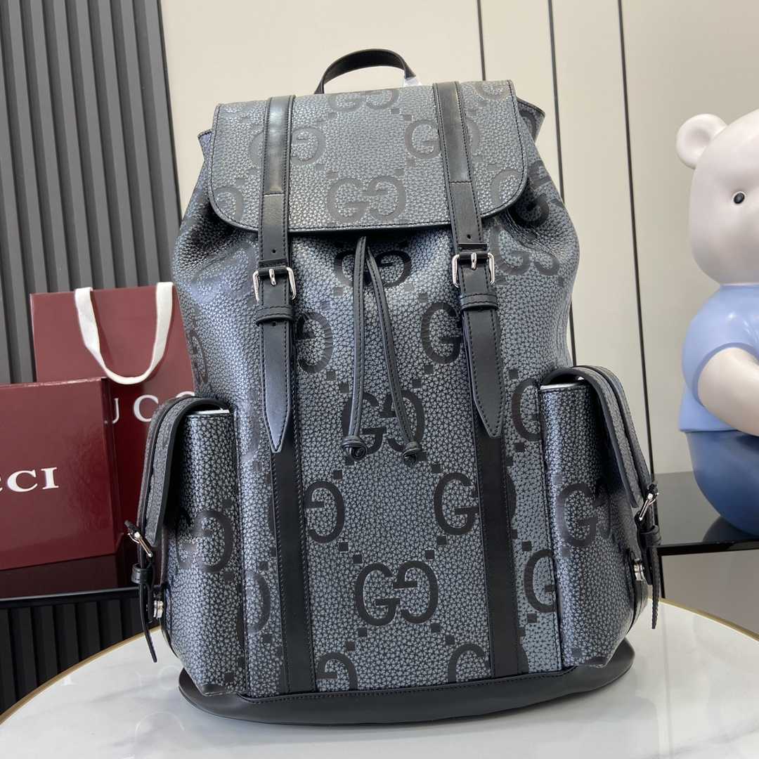 Gucci Large Jumbo GG Backpack - PerfectKickZ