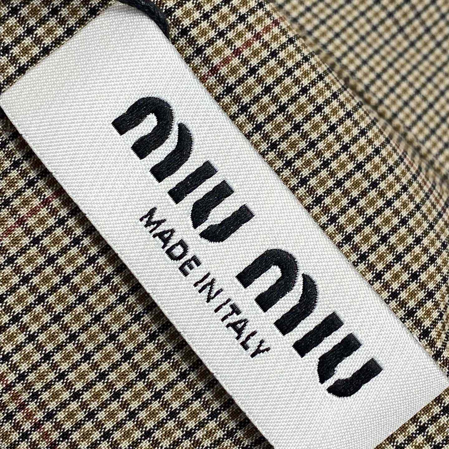 Miu Miu Technical Check Shirt - PerfectKickZ