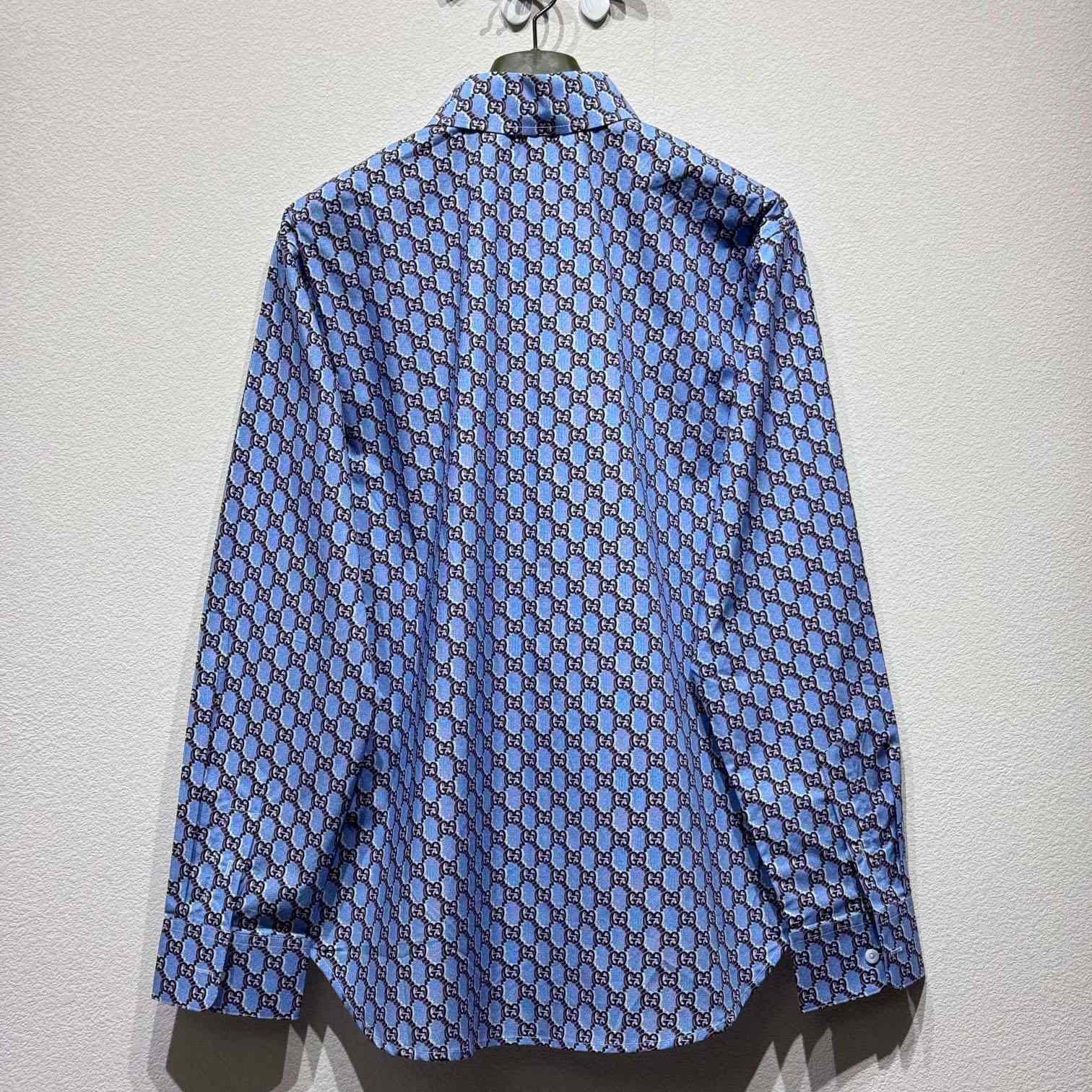 Gucci Printed Cotton Shirt - PerfectKickZ